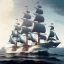 Placeholder: fullbody Drawing of 'USS Constitution Sailboat',intricate detail,andrea bonelli,Kilian Eng,Ohrai,evan lee,Aleksandr Sidelnikov,three quarters frontal aerial view,toned colors,16k