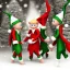 Placeholder: elves. Christmas scene. photorealistic. low-key