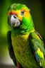 Placeholder: female parrot harpy