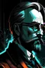Placeholder: Best quality, masterpiece, ultra high definition,Futuristic, cyberpunk, Friedrich Nietzsche,Comic style