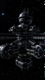 Placeholder: Huge space station in the blackness of space with many docking arms