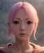 Placeholder: Anime girl cute neck head portrait, warrior costume, village, meditation, cyberpunk, 8k quality