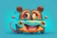 Placeholder: whimsical cartoon car with big eyes and its front grill forming a friendly smile, with a mouse character riding on it.