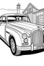 Placeholder: Classic cars Bentley coloring book for kids