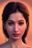 Placeholder: South Indian actress Tamannaah, by Mahmoud Sai, Cartographic, Circuitry, Golden Hour, Closeup-View, 16k, Lumen Global Illumination, Diffraction Grading