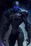 Placeholder: dark humanoid robot soldier artificer gladiator futuristic assassin