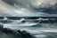 Placeholder: Abstract painting of a seascape