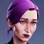 Placeholder: Portrait of a 30 year old witch like Renée Zellweger and Mary Poppins