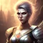 Placeholder: fantasy setting, half-hawk hairstyle, woman, dark-skinned, indian