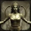 Placeholder: a greek marmor statue of athena, steam punk, scary, horror, realistic, made in octane, cinematic, movie, CGI, ultra-realistic, extremely detailed octane rendering, 8K, VRAY Super Real ar 2:3, dof photorealistic futuristic 50mm lens hard lighting dark gray tintype photograph, realistic lighting, sephia colors