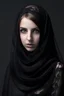 Placeholder: Girl Veiled black