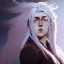 Placeholder: Beautiful person with long white hair made of clouds, Anime Key Visual, Deep Color, Intricate, 8k resolution concept art, Natural Lighting, Beautiful Composition head and shoulders portrait, 8k resolution concept art portrait by Kentaro Miura, Alphonse Mucha dynamic lighting hyperdetailed intricately detailed Splash art