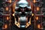 Placeholder: skull with Body parts mechanism in 8k realistic cgi drawing style, close picture, neon, intricate details, highly detailed, high details, detailed portrait, masterpiece,ultra detailed, ultra quality