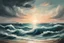 Placeholder: Seascape in the style of Chris