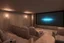 Placeholder: a dedicated home cinema room