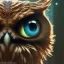 Placeholder: intricate details, realistic, octane, unreal engine, portrait, natural lighting,zoomed out + portrait, volumetric lighting, shiny,extreme detail, Photorealism, High detail, Hyper realistic Owl in forest, macro lens blur,abstract paint, sharp,eos5d mark 4, ef 85mm 5.6, focus, trending by artstation