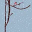 Placeholder: Branch ate in the snow illustration