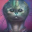 Placeholder: alien cat , rich deep colors masterpiece, sMartin Wittfooth, Luigi Spano, Mandy Jurgens, Matrix, Close-up, Portrait, Photorealism, crumbles into pieces, Melancholie, Lumen Reflections, Photojournalism, , rich details, ultra-HD