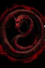 Placeholder: ouroboros made of red ink