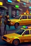 Placeholder: cyberpunk, kente, ghana taxi, ghana bus, village, 8k quality