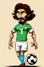 Placeholder: Destiny Udoji Italian football player cartoon 2d