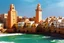 Placeholder: image taken of jaffa, by the sea shore, old stunning buildings, 4k, masterpice, award wining picture, realistic, higly detailed, in style of city of numemor from lord of the rings,