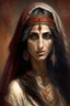 Placeholder: picture of Lilith as a middle eastern woman