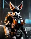 Placeholder: a titanfall pilot that is part bat, concept art, furry, humanoid, cyberpunk, anthropomorphic bat, titanfall 2