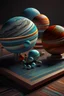 Placeholder: a 3D picture between objects of the planets