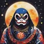 Placeholder: [art by Mil Mascaras] STEEL OF THE CELESTIAL SHADOWS DARUMA MATSUURA