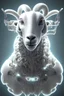 Placeholder: sheep brain cyborg, matrix style