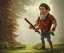 Placeholder: Midjourney style, a skeletal lumberjack wearing a wool cap