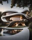 Placeholder: Hyperrealistic photography of a modern country house, ultra warm, incredible work of art, vista exterior, estilo Zaha Hadid