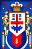 Placeholder: Slovak coat of arms, where instead of a cross there will be an Olympic pole with weights and instead of three arches in the background there will be volleyball balls