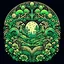 Placeholder: /imagine prompt: Enchanted Forest::2 Art Nouveau, Monochromatic, Linework, Vibrancy, Whimsicality:: t-shirt vector, center composition graphic design, plain background::2 mockup::-2 -- upbeta --ar 1:1