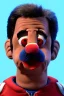 Placeholder: Waist up muppet Portrait, Nicolas maduro us muppet doll, Venezuelan president, tracksuit red blue and yellow, mustache, photo studio, red background, unreal engine 5, concept art, art station, ray tracing, lumen lighting, ultra detail, volumetric lighting, 3d.