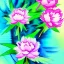 Placeholder: water color peony painting