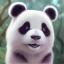 Placeholder: pixar art style of a mega cute and fluffy baby panda in natural environment, vivid color, full body, by mobeius, au naturel, hyper detailed, digital art, trending on artstation, cinematic lighting, studio quality, smooth render, unreal engine, octane render, art style by klimt and nixeu and ian sprigger and wlop and krenz cushart