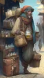 Placeholder: travelling merchant