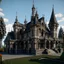 Placeholder: large gothic mansion