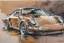 Placeholder: oil paint watercolor pastel acrylic ink the most beautiful brown Porsche 911 ever, award-winning, gorgeous, emotional.