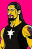 Placeholder: Roman Reigns American wrestler catoon 2d