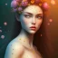 Placeholder: flower beautiful girl,utra realistic,parallax flowers, honeybee, fantasy art, Special Lighting, Vibrant, Solid color,color Scheme, forest, movie poster