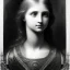 Placeholder: a young woman playing video games, Gustave Doré black and white illustration, beautiful eyes, beautiful face