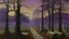 Placeholder: A purple library near a graveyard painted by Caspar David Friedrich