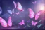 Placeholder: opening to the soft pink and blue crystal rise of butterflies