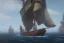 Placeholder: flying sailing ship fantasy