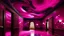 Placeholder: A magenta outer space with swirling stars painted by Antoni Gaudi
