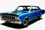 Placeholder: a true-to-life 1967 Ford Falcon XR GT, centered, intricate, extreme detailed, photorealism, center view, city background, pivot on ford, pen and color marker, painting by cheryl kelley