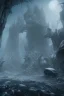 Placeholder: A spooky wasteland, 8k, bas-relief, extraterrestrial, eerie, jagged rocks, peaceful, cinematic 4d, sci-fi